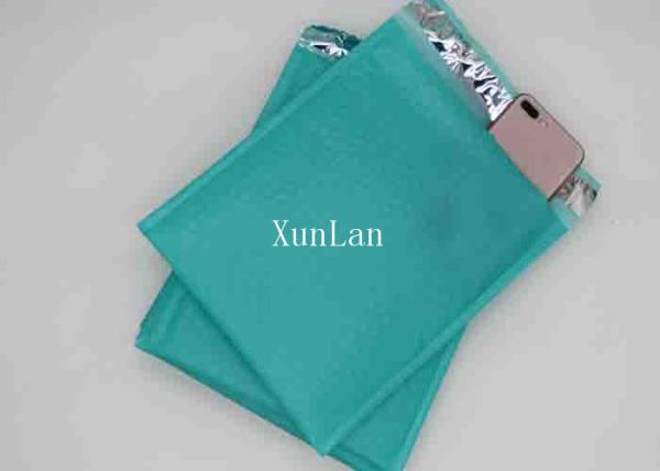 Printing Poly Bubble Envelopes Postage Bags 6 * 10 Inch Shockproof With Green Color