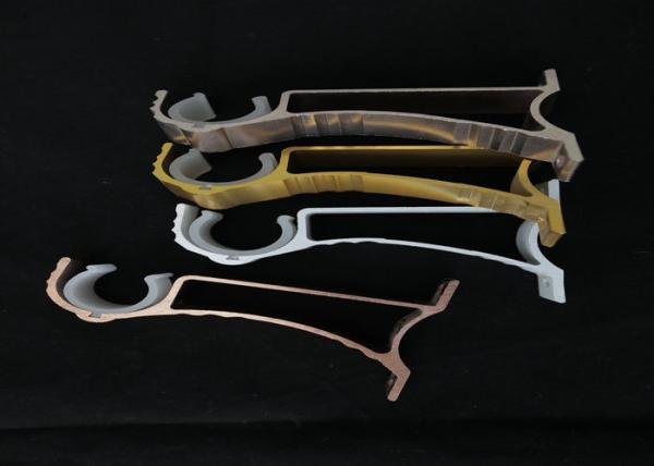 Cortina decorativa Rod Brackets da liga de alumínio 0.3mm