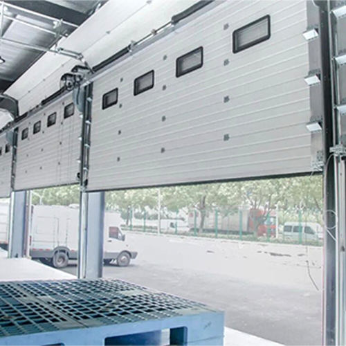 40mm 50mm 80mm Thickness Panel Automatic Industrial Door For Cross-Docking Facilities