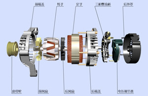 6BG1 Hitachi ZAX200-6 Excavator Generator 24V 50A 181200-5303 A4TLIS486