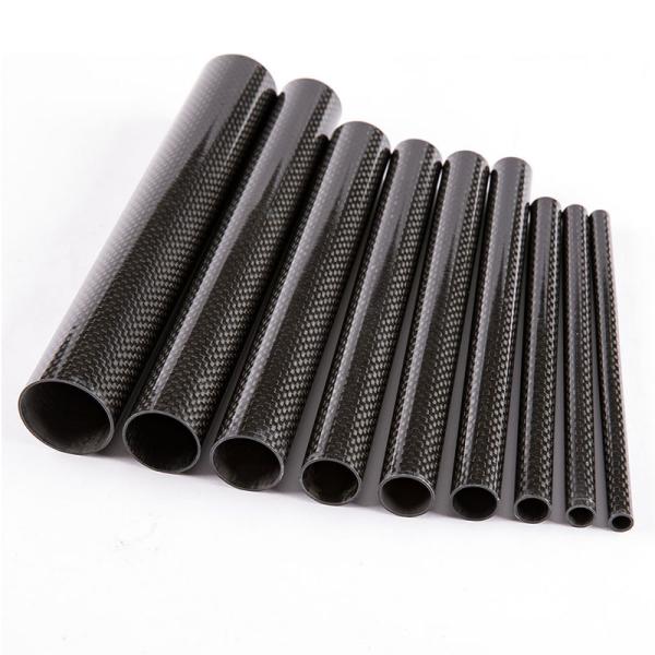 Anti Ultraviolet Radiation Carbon Fiber Tubing Good Toughness Unidirectional