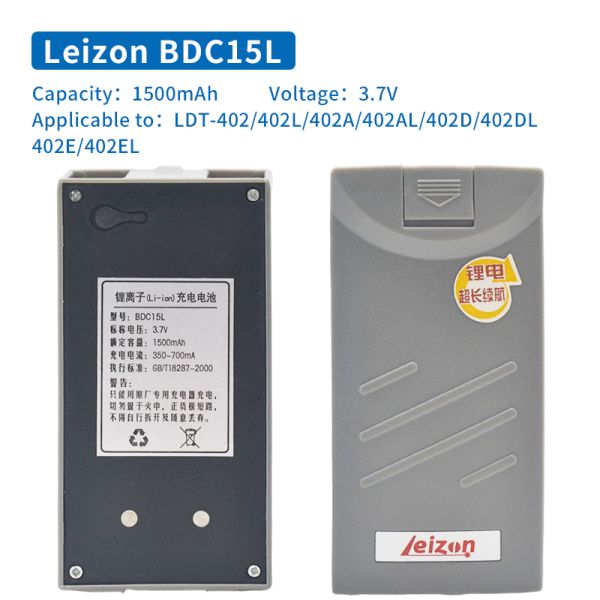 Batería para teodolito Leizon BDC15H de níquel-hidrógeno RUIDE/TiANYU BDC15L de litio