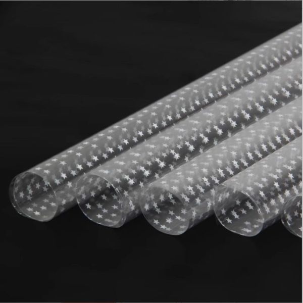 Little Star cellophane bouquets, waterproof base flower wrapping paper, OPP plastic wrapping paper, flower shop floral art materials