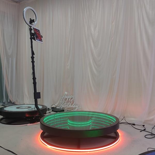 Selfie Slow Motion Video LED 360 Photo Booth Automatic Portable