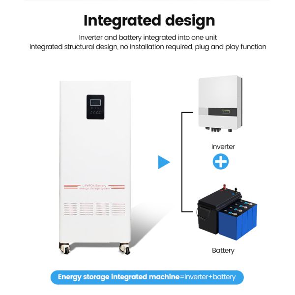 NK005A 51.2V 16kWh LiFePO4 Solar Power Home Energy Storage System with 5kW Inverter and 8000 Cycle Life