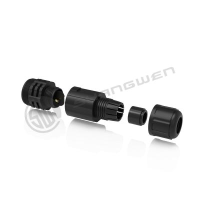 Pequeno conector de energia IP67 de 2 pinos de série FCC