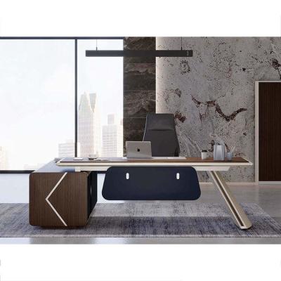 Melamine Officeworks Desk Furniture For CEO Office Room Multipurpose