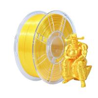 Filament d'impression 3D haute résistance PLA Plus dureté améliorée Filament d'imprimante 3D Silk Yellow Gold