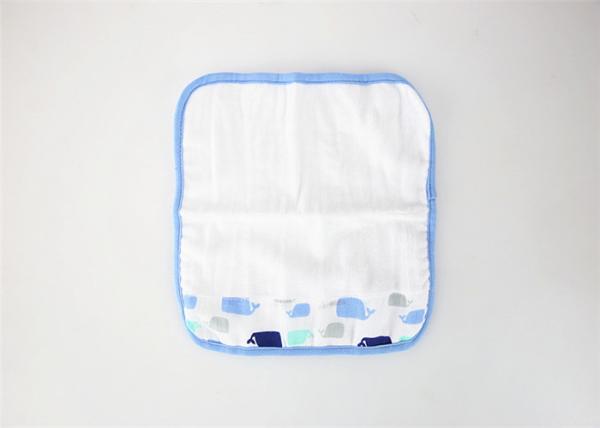 Breathable Soft Baby Face Cloths , Thin Baby Cotton Washcloths EU Standard