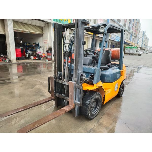 Ширина рутинной вилки Toyota Diesel 4 тонны с высотой подъема 6 м и японским двигателем