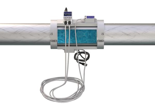 24V DC RS485 Clamp-on Compact Type Ultrasonic Flow Meters For HVAC Building Management System In Ultrasonic Cleaning Machines