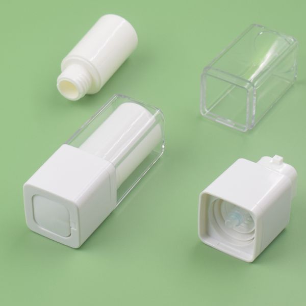 Hot Sale 15ml 30ml 50ml Double-layer Airless Pump Bottle for Personal Care Wholesale Factory High Quality for Shampoo