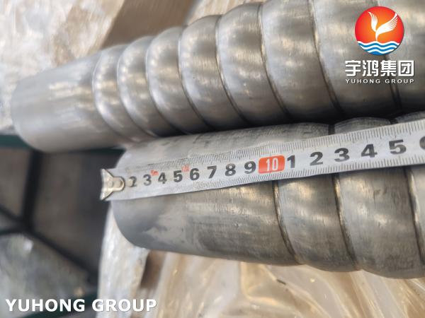 ASTM A312 TP310S Corrugated Stainless Steel Heat Exchanger Tube