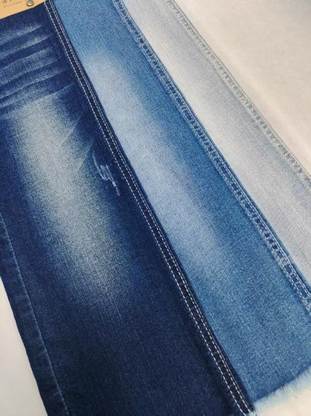 70% de coton Super-soft à haute étirement Twill Style Tissu en denim avec construction 12+12*21/40+21/70 JSD3257 Pour les jeans