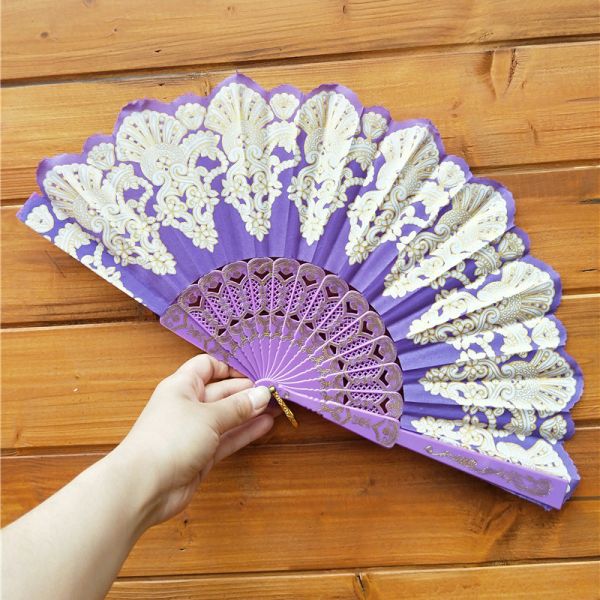 [I AM YOUR FANS]Good Quality Classic Giveway Gifts Plastic Frame Hand Fan Plastic White Wedding Fans