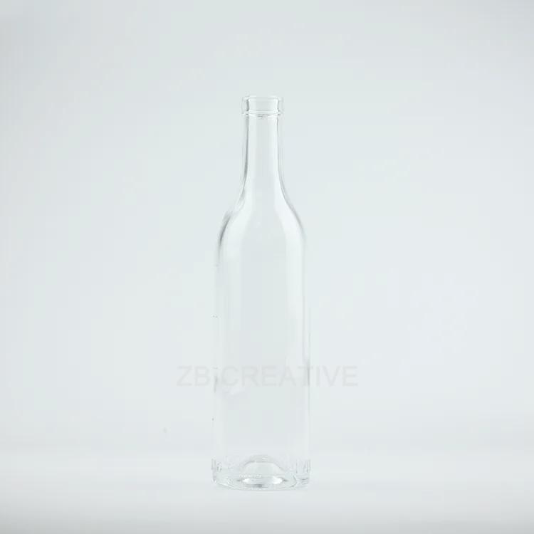 500ml Flint Liquor Custom Vodka Bottle Bar Top 420g OEM ODM Services CY-778