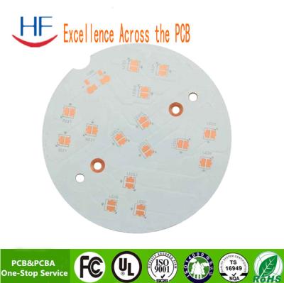 LED Single Sided PCB Board Design Fabrication 22F Fiberglass 1.6mm HASL