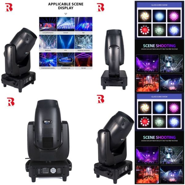 ステージ コンサート イベント レンタル ライト 移動 頭 超 380W ビーム プリズム 王