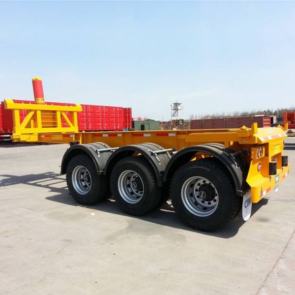 42 Foot 60 Ton Tri Axle Chassis JOST Tipper Semi Trailer