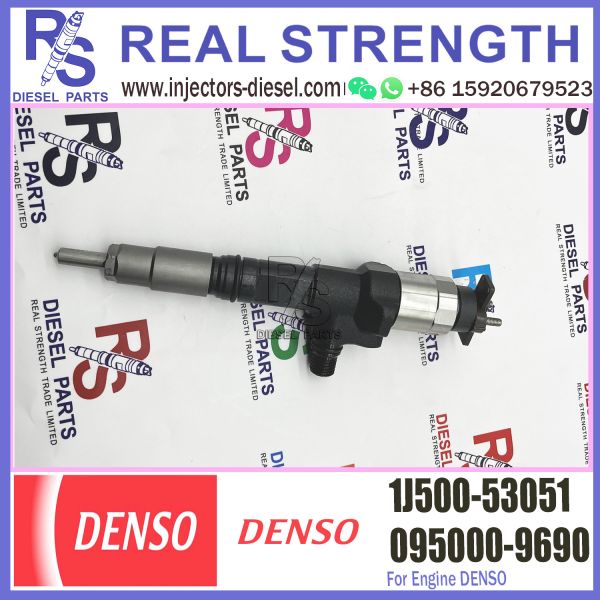 Excavator DENSO Diesel Injector 095000-9690 095000-9691 1J500-53051 1J508-53052