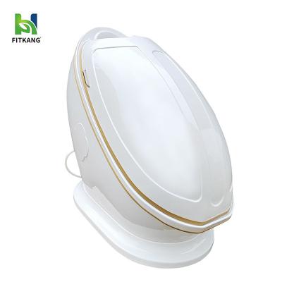 Branqueamento Huikang Espectro Luz Infrarossa Ozone Sauna Spa cápsula com aquecimento a vapor