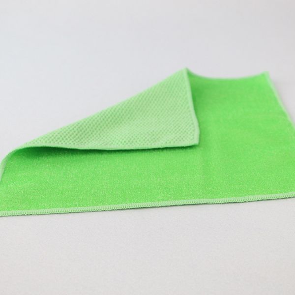 Green Lint Free 40x40cm Kitchen Cleaning Cloth
