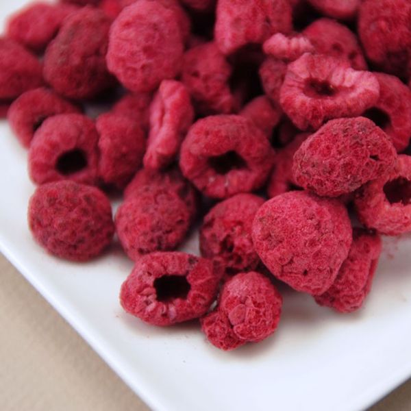 Sell Green Food No Additives Freeze Dried Raspberries Sugar Free fruit snacks