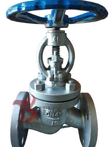 Dn40 Industrial Globe Valve Straight Body Type Handwheel Operated With OEM