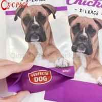 250g sac d'emballage de nourriture pour animaux de compagnie imprimé sur mesure prix de gros Factory Recyclable à huit côtés