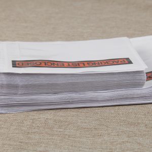 Liste d'emballage du papier adhésif Poches 20x30 cm Sac en papier réutilisable résistant aux larmes