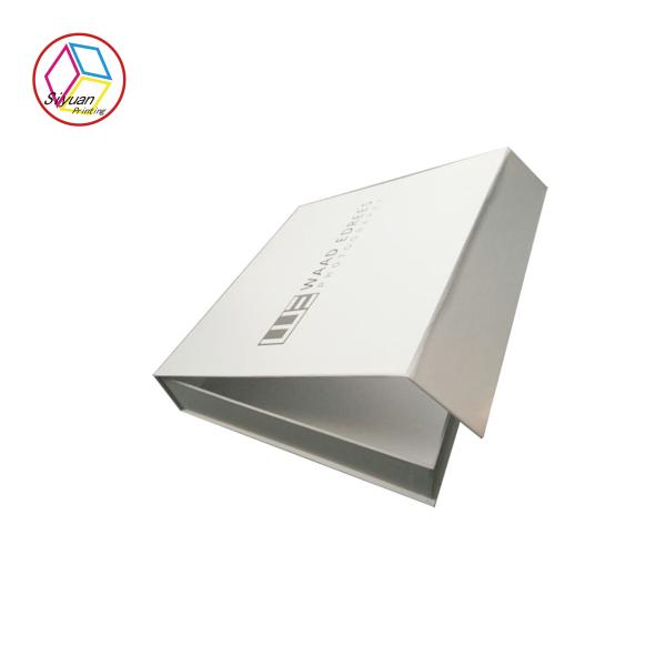 Rectangular Cardboard Craft Paper Gift Box White Luxury Retail Packaging Box
