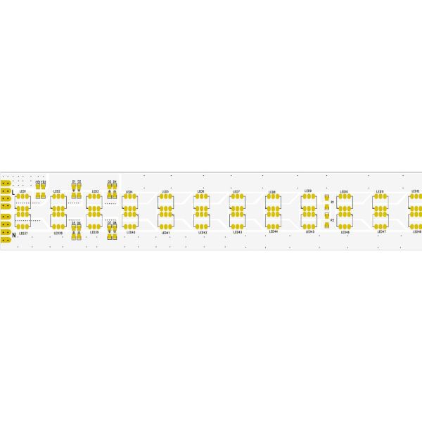 Света прокладки 144LEDs СИД Multi цвета 2000Lum 24V 12W гибкие
