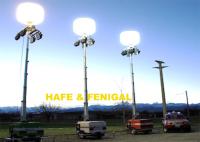 Torre clara inflável portátil móvel de 1200W HMI