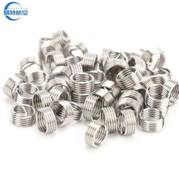 Factory Direct Sales Threaded Sleeve Metric Thick Wire Thread Inserts for Wooden Furniture Internal and External Thread Inserts