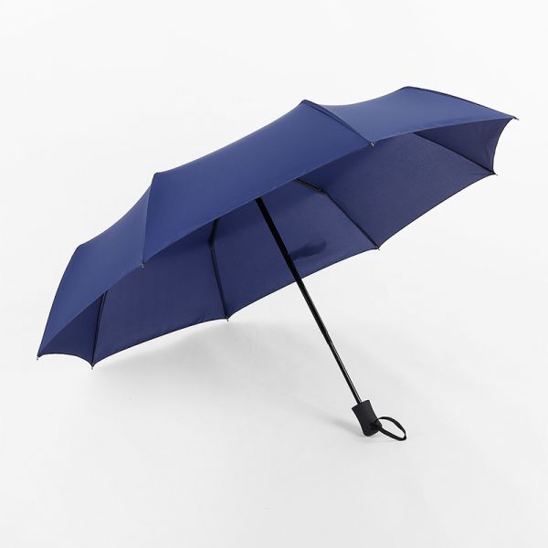 Umbrella Product 3 Folding 210T Polyester with ABS Plastic Handle and Waterproof Design