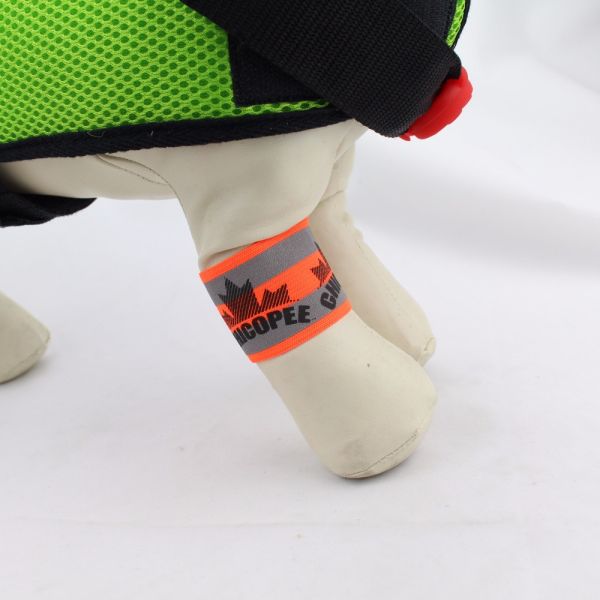 Customized Logo Nylon Reflective Safety Dog And Cat Band , Pet Band For Night