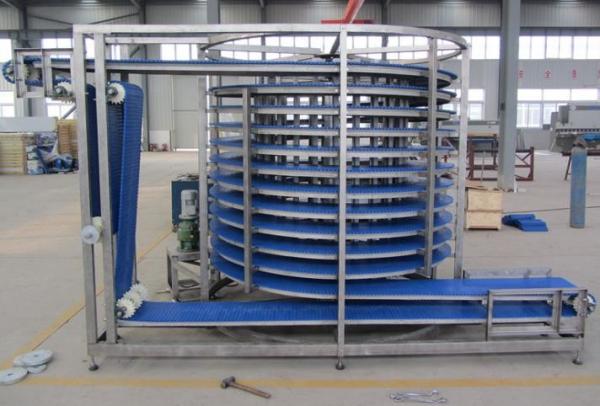 Burger bun cooler /Full automatic Spiral cooler Machine for Bread production Line ,Quick-freezing spiral machine