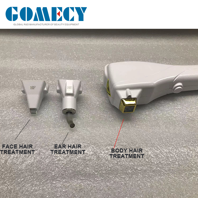 808nm fiber laser ear face body hair removal machine