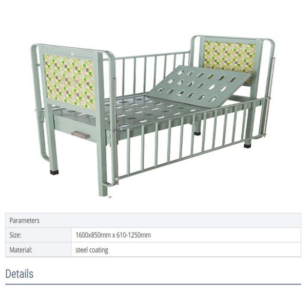 Castor Medical Hospital Beds Manual Childrens Metal Bed Frame ISO13485 CE Approved