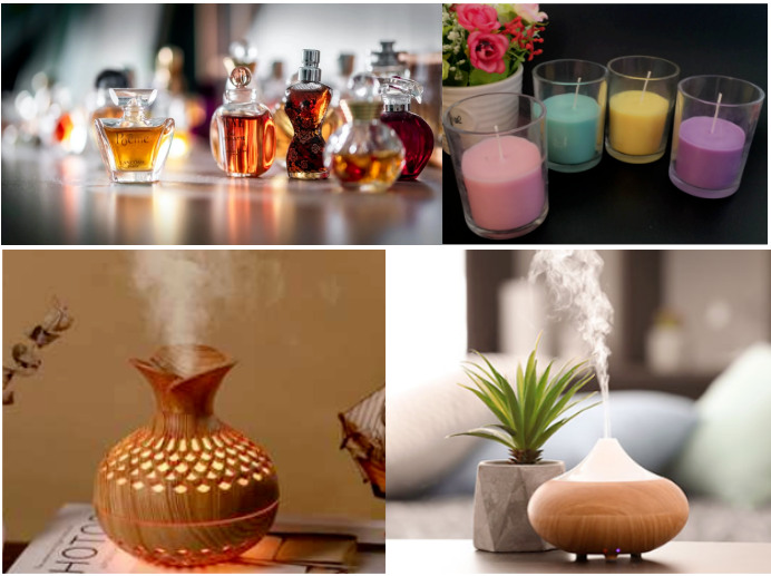 Free Samples Scented Candle Pink Rose Fragrance Essence Eco Friendly