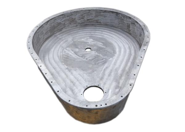 Gear Housing Of Railway Aluminum Sand Casting , Precision Machined Parts