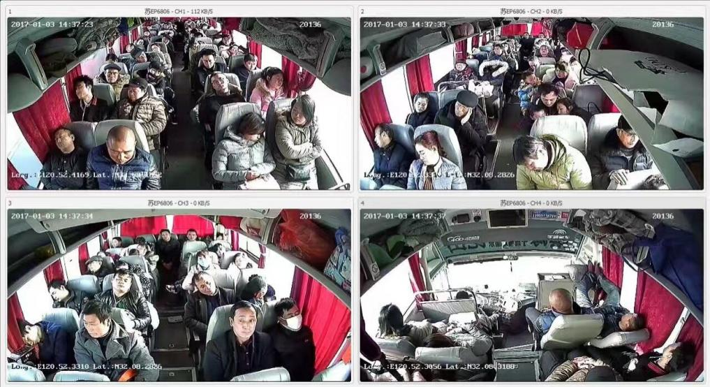 10.1 Inch Touch Screen 4G Car Bus Truck AHD Monitor System CCTV Camera 720P Night 4CH