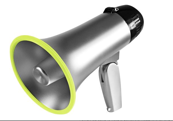 Portable Military Outdoor Loudspeaker Horn Megaphone Speaker With Mic