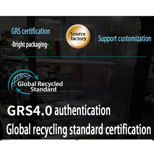 Eco Friendly Recyclable 3 Side Seal Pouch Plastic Zipper Bag Recycling Mylar Bags