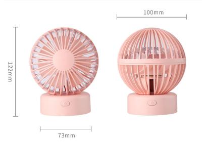 Portable Battery Operated Cooling Fan , Hand Held Electric Fan No Noise Running