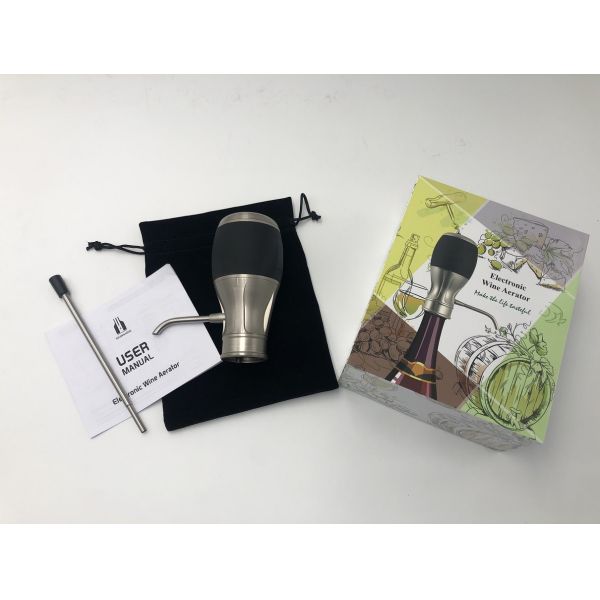 2020 Factory Wholesale Price NEW Stainless Steel Electronic Wine Aerator