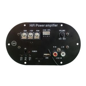 50W Subwoofer Tube Car Amplifier Board with Bluetooth 5.0 and TF Card/USB Playback