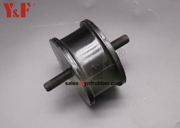 Small Vibration Shock Absorption Mounts Black Round Rubber Mounts