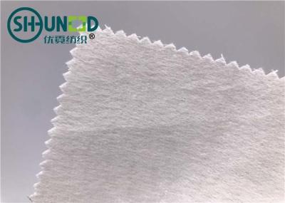 Tela entrelinhando kejme'noykejme do laço branco do poliéster para o psiquiatra do laço de seda resistente