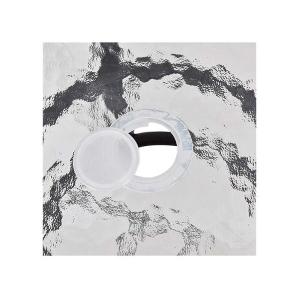 Anticorrosive Tempered Glass Round Dining Table Scratch Resistant